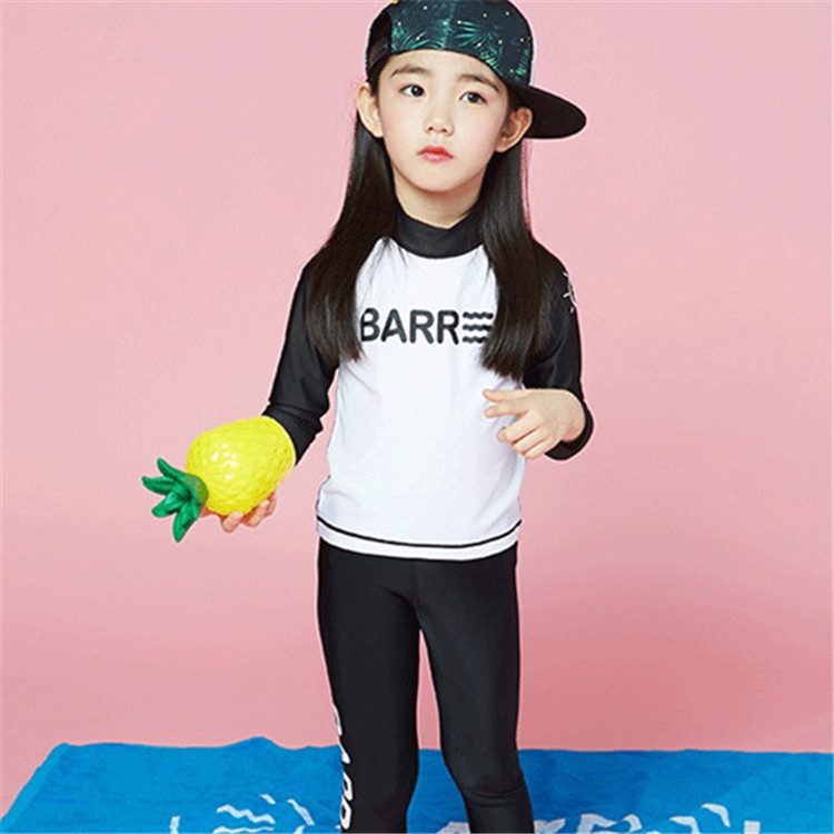 Bộ Đồ Lặn Thể Thao Tay Dài Chống Nắng Nhanh Khô Phong Cách Hàn Quốc Cho Bé | BigBuy360 - bigbuy360.vn