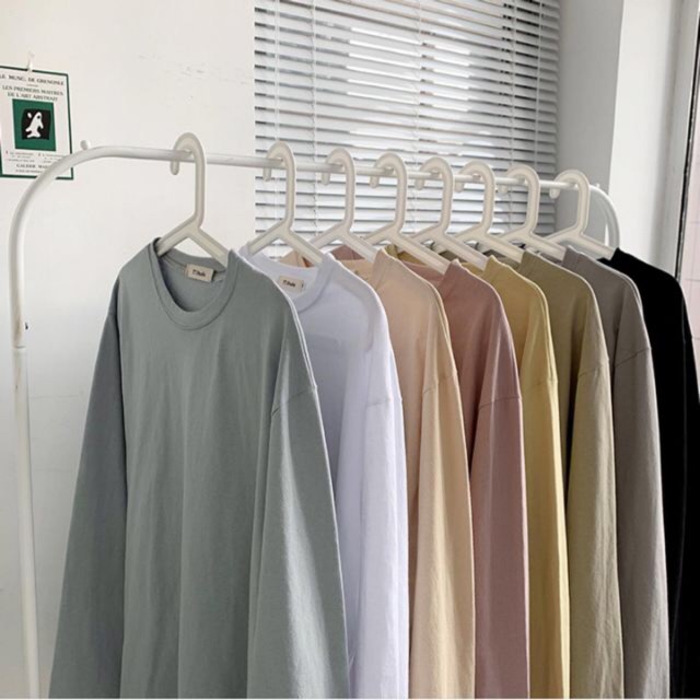 Áo thun tay dài Long sleeve tee form rộng nam nữ unisex