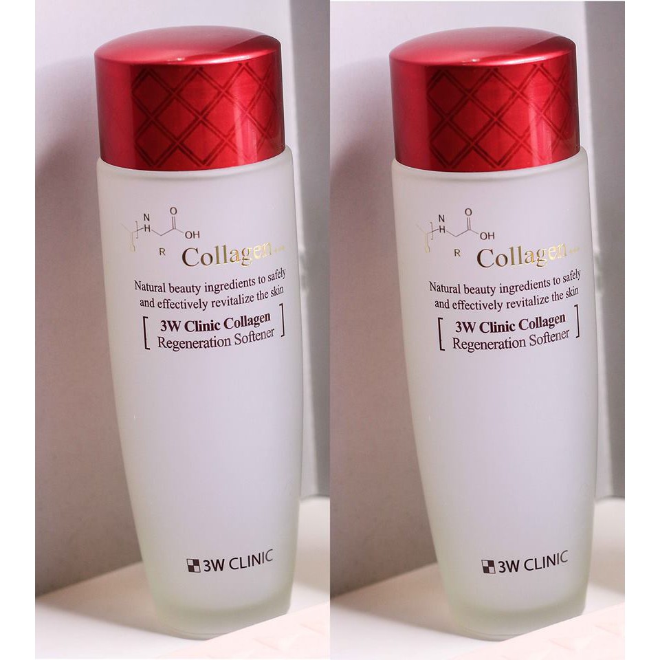 {Review} Nước hoa hồng Collagen 3w clinic - chai thủy tinh sang chảnh