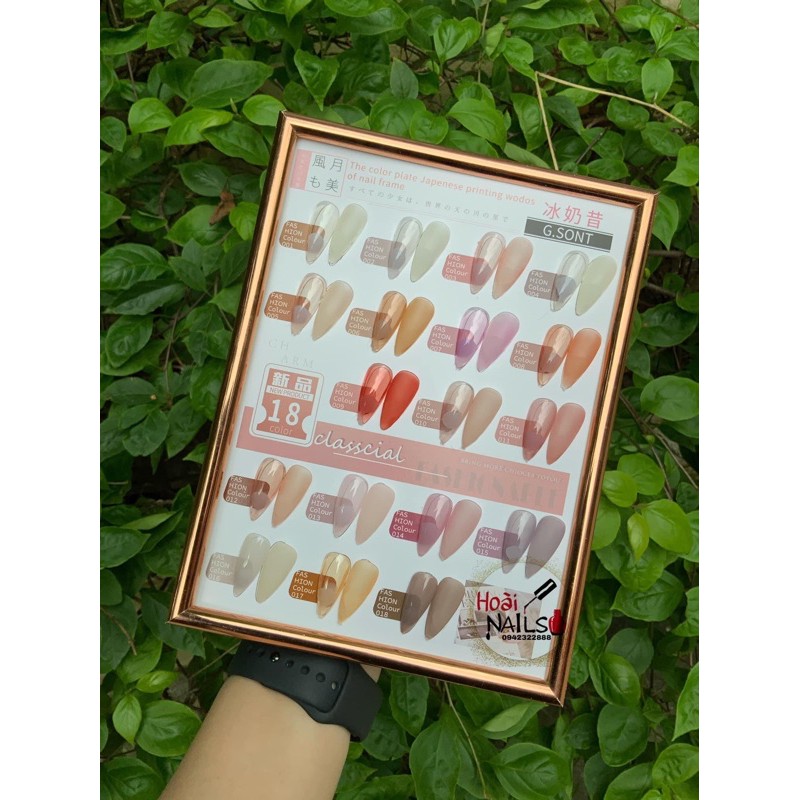 Set sơn 18 màu - Phụ kiện Nail Giá Rẻ