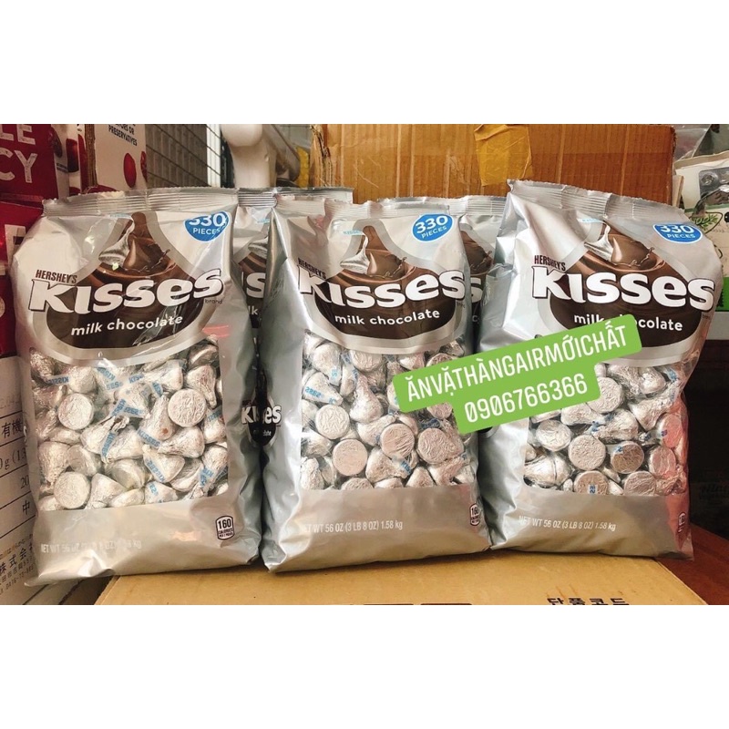 Socola Sữa Kisses 330 Viên - 1.58kg Hàng Mỹ