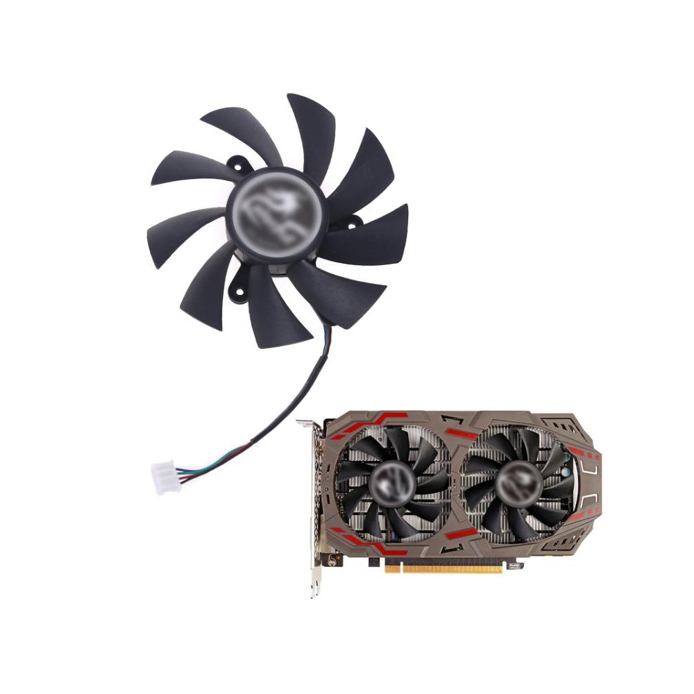 Quạt Tản Nhiệt 75mm 85mm 4pin Cho Igame Geforce Gtx 1070ti 1080