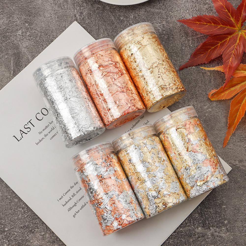 DIACHAVN Hoàng Đạo 3g / 5g / 10g|Cuộn Giấy Bạc Dùng Làm Trang Sức Thủ Công|Phụ Kiện Giả uv Chuyên Dụng Cho uv|Phụ Kiện Trang Trí Bằng Nhựa Resin Độc Đáo