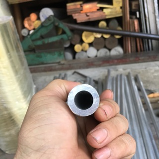 Ống nhôm 6061 D25mm lỗ 15mm dài 1m