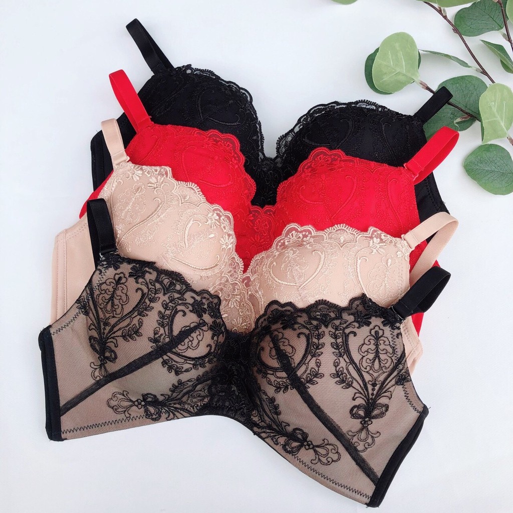 Áo lót su ren không gọng nâng ngực siêu sexy A09 tặng kèm miếng nới dây áo