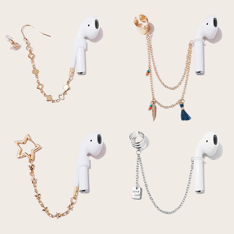 Dây Gắn Tai Nghe bluetooth Không Dây Chống Thất Lạc Bằng Hợp Kim Cho airpods
