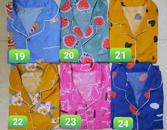 Mẫu ngẫu nhiên🌈 HOT🌈 Pizama tay ngắn quần dài | BigBuy360 - bigbuy360.vn