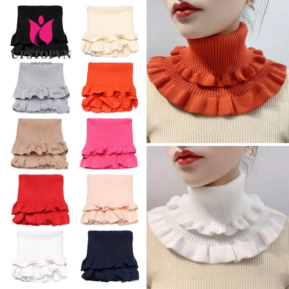 Cổ Áo Giả Len Có Thể Tháo Rời Chống Gió Thời Trang Cho Nữ