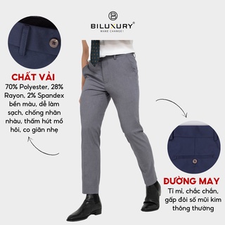 Quần âu nam công sở Biluxury basic lịch lãm đẳng cấp