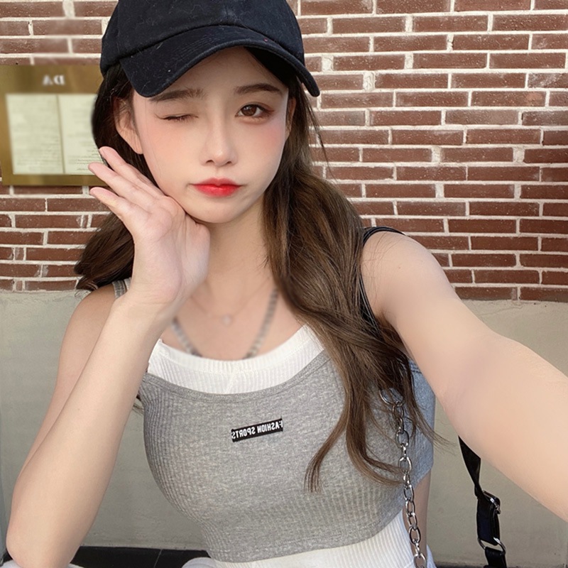 Áo Hai Dây Màu Sắc Tương Phản | BigBuy360 - bigbuy360.vn