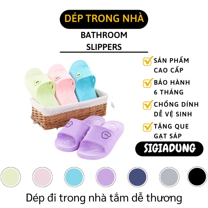 [SGD] Dép Đi Trong Nhà - Dép Nhựa Đi Nhà Tắm, Văn Phòng Chống Trơn Trượt, Siêu Nhẹ 4273