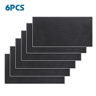 Set 6 miếng da cừu vá ghế xe ô tô / ghế sofa đa dụng