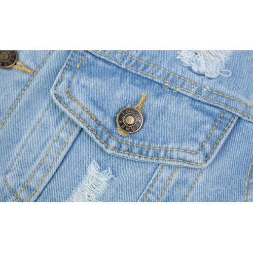 Áo khoác bò denim Nelly thu đông áo khoác jean basic