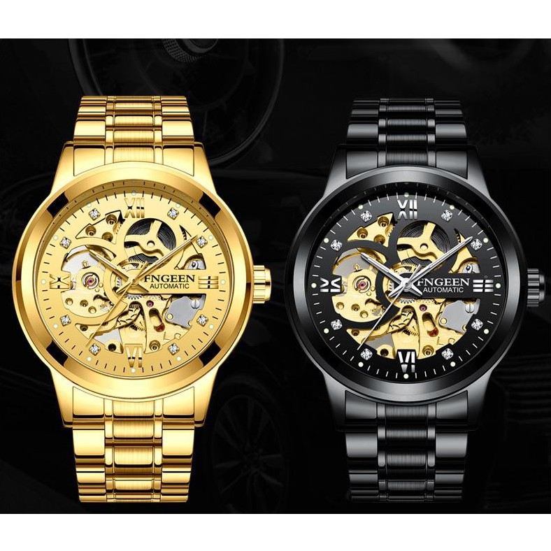 Đồng Hồ Cơ Lộ Máy Nam FNGEEN - 60118