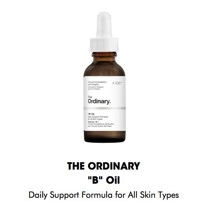Dầu dưỡng "B" Oil The Ordinary-Thần dược giúp da căng bóng