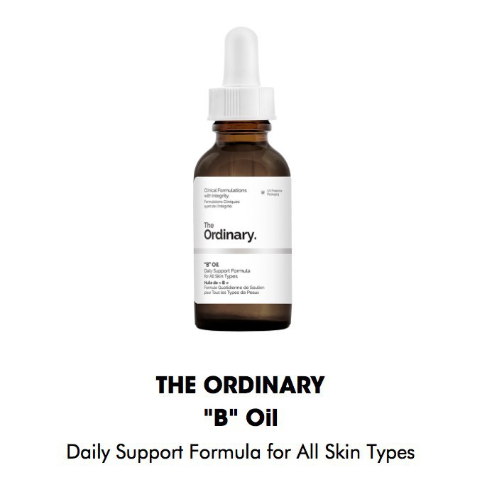 Dầu dưỡng &quot;B&quot; Oil The Ordinary-Thần dược giúp da căng bóng