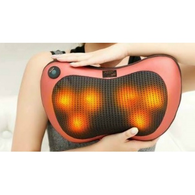 Máy massage cổ vai gáy chườm nhiệt gối massage cao cấp - Quà tặng ý nghĩa cho ông bà bố mẹ người thân