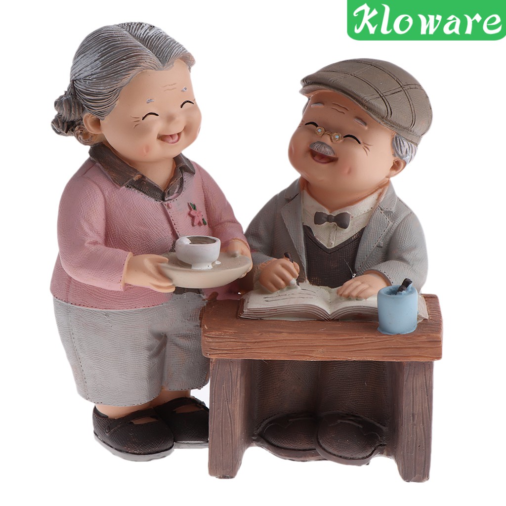 [Kloware] Tượng Cặp Đôi Lãng Mạn Thu Nhỏ Trang Trí Tiểu Cảnh Bonsai Cổ T