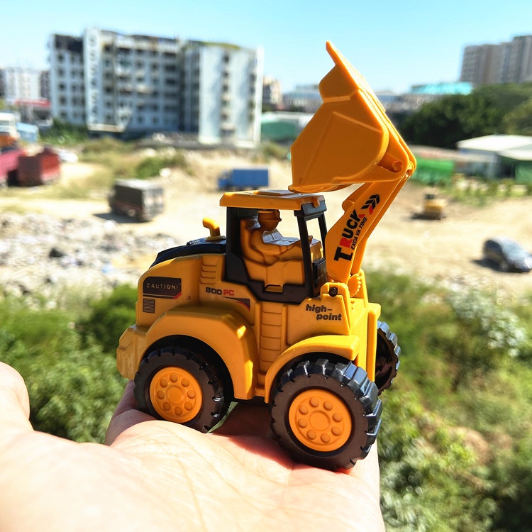 Xe đồ chơi cho bé mô hình Xe Múc Vật Liệu chất liệu nhựa an toàn, chi tiết sắc sảo, bền đẹp