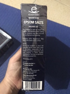 Muối tắm Epsom salts