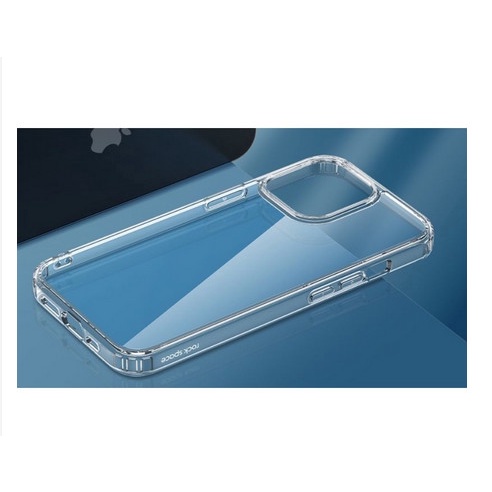 Ốp lưng Rock trong cứng viền mềm iPhone 13 Mini, 13, 13 Pro, 13 Pro Max chống sốc, trầy xước không ố màu chính hãng