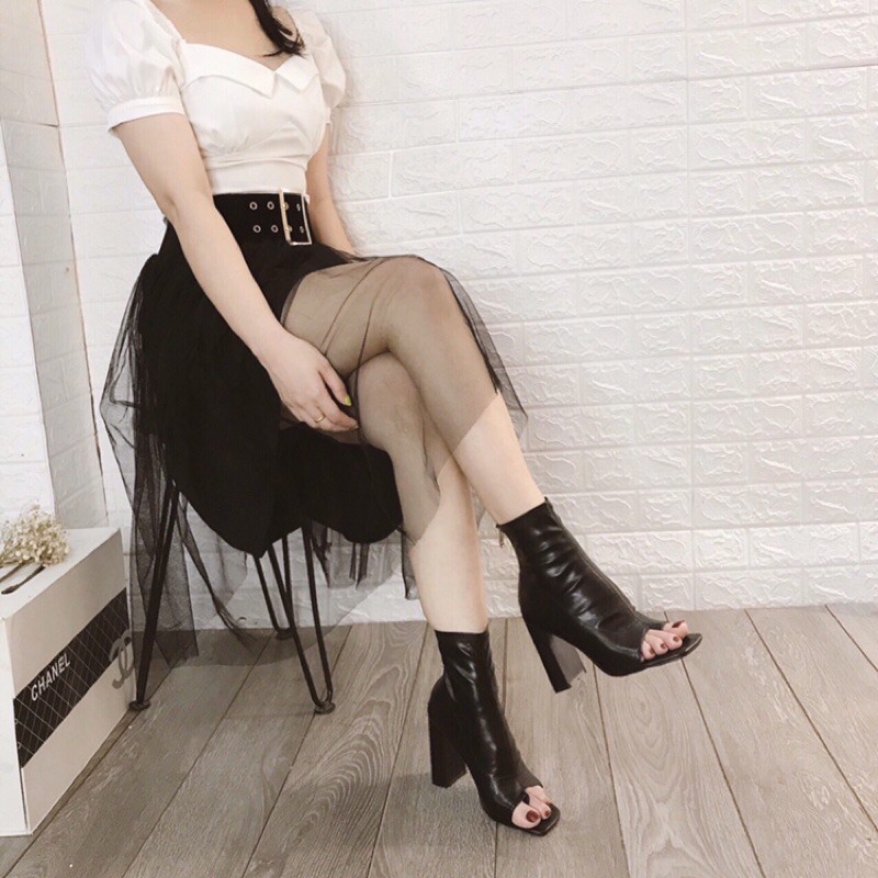 Boot hở mũi 7p sang chảnh