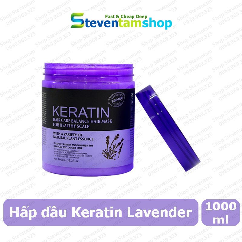 Hấp dầu Keratin Lavender 1000ml