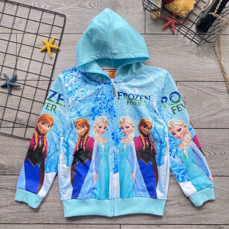 Áo khoác 3D Kenkids Elsa, Peppa cho bé gái