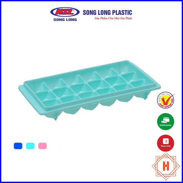 Song Long Plastic Khay đá 18 ô { H }