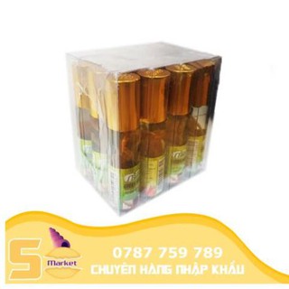 Combo 12 chai Dầu thảo dược nhân sâm Green Herb oil thái lan mẫu mới có mã vạch có QR