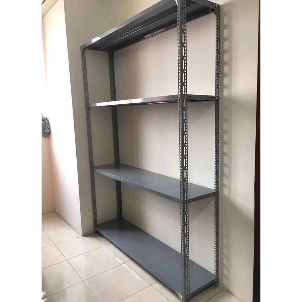 Kệ Sắt V Lỗ Đa Năng Dài 0,6m x Rộng 0,4m x Cao 1m-1,2m-1,5m-2m – 3,4,5,6 Tầng