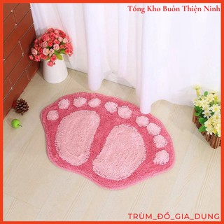 Thảm Lau Chân Hình Bàn Chân Siêu Thấm