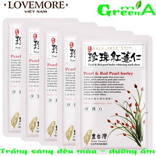 [HỘP 5 MIẾNG] LoveMặt nạ sáng da ngừa lão hóa Lovemore Ý Dĩ Ngọc Trai