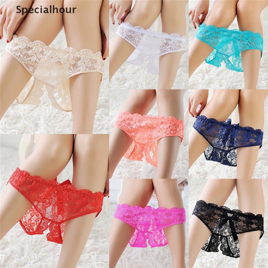 Quần lót ren hở đáy thời trang quyến rũ cho nữ