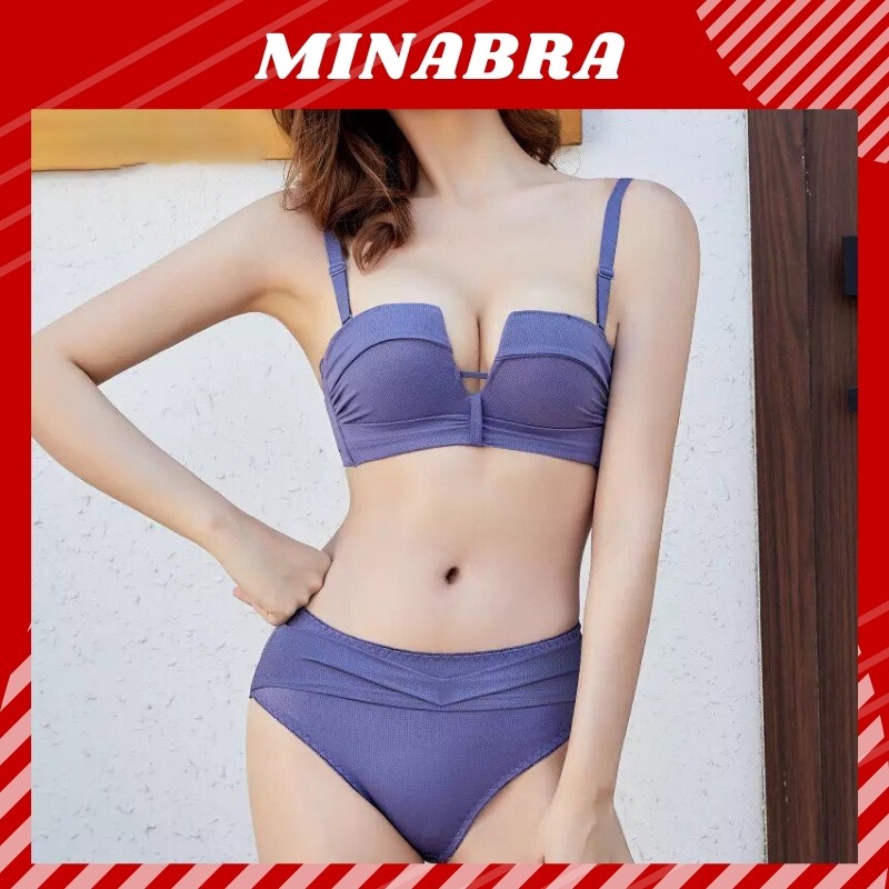 Áo Lót Hai Dây Cao Cấp Thời Trang MINABRA Áo Ngực Tạo Khe Ngực Giúp Vòng 1 Tròn Đầy, Quyến Rũ SBCT05 | BigBuy360 - bigbuy360.vn