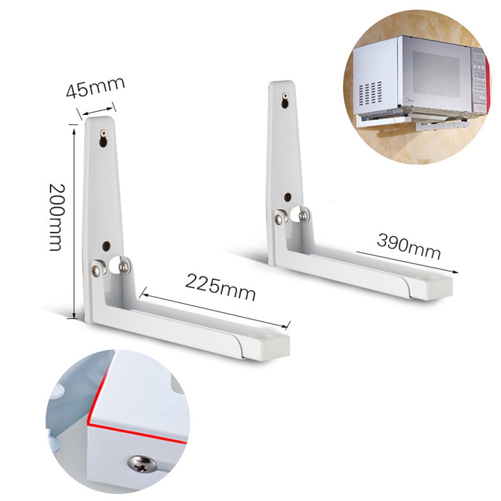 Giá Đỡ Lò Vi Sóng Bằng Thép Không Gỉ Đa Năng Có Thể Điều Chỉnh