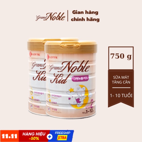Combo 2 lon sữa Grand Noble Kid