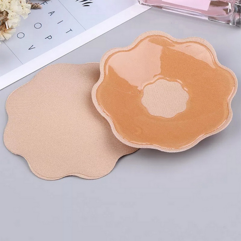 【Hàng sẵn sàng】 Có thể tái sử dụng Vô hình tự dính Silicone Ngực Ngực Núm vú Núm vú Áo ngực Pasties Pad Petal Mat Phụ kiện cho phụ nữ