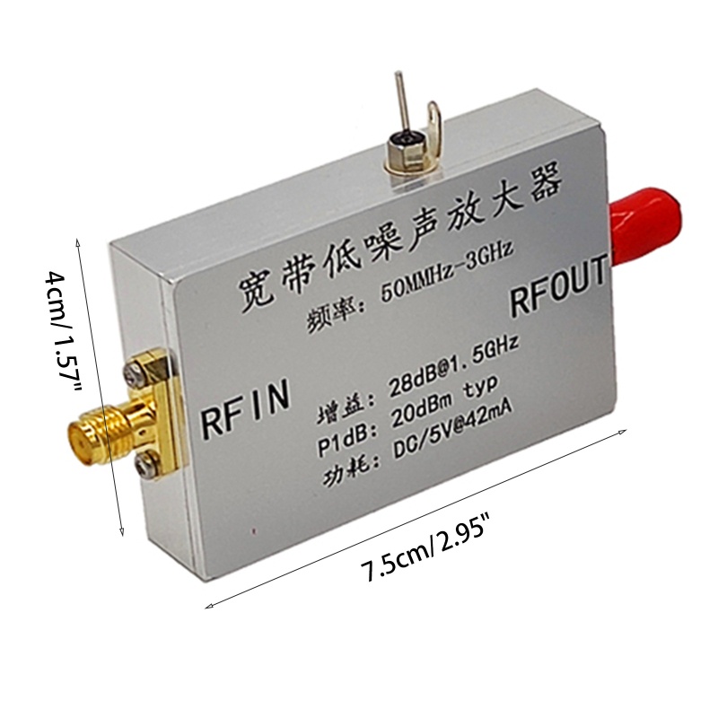 Bộ Chặn Tần Số 50MHz-3GHz RF Cho radio LNA Tiếng Ồn Thấp