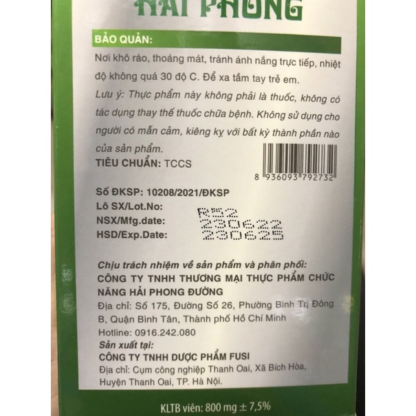 Viên Trà Dây Hải Phong