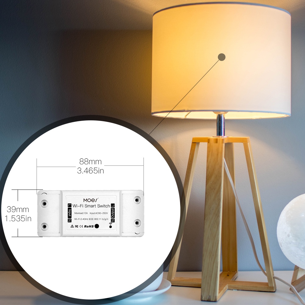 GOOGLE Công Tắc Ngắt Kết Nối WiFi/ Bluetooth Thông Minh Điều Khiển Từ Xa Tiện Dụng Cho Gia Đình Kèm Phụ Kiện