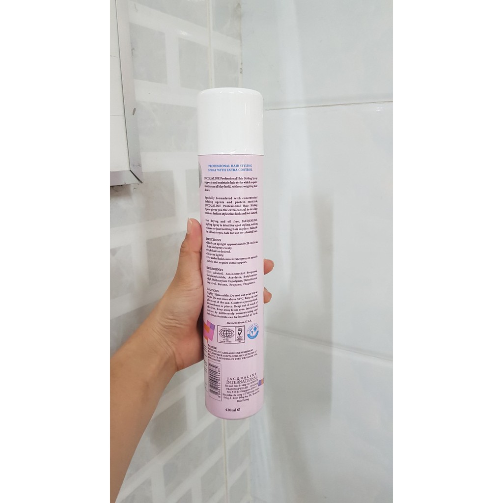 Keo Xịt Tóc Con Bướm Hair Spray Extra Control Jacqualine 420ml