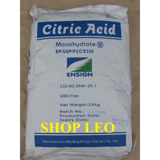 AXIT CHANH 1 KG (ACID CITRIC) C6H8O7 - BỘT CHUA