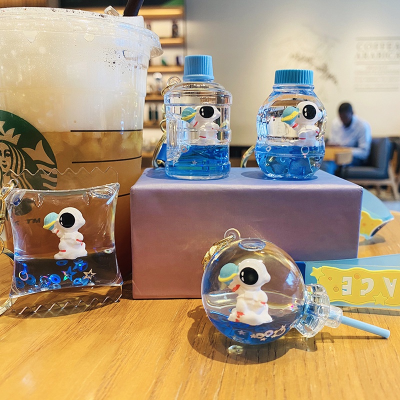 Móc Khóa Hình Kẹo Mút / Phi Hành Gia Hoạt Hình