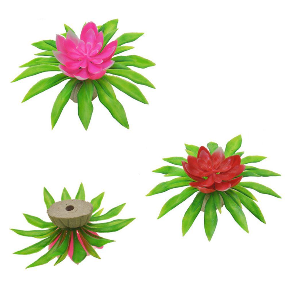 LEISURE Set 10 Cỏ Giả Trang Trí Bể Cá