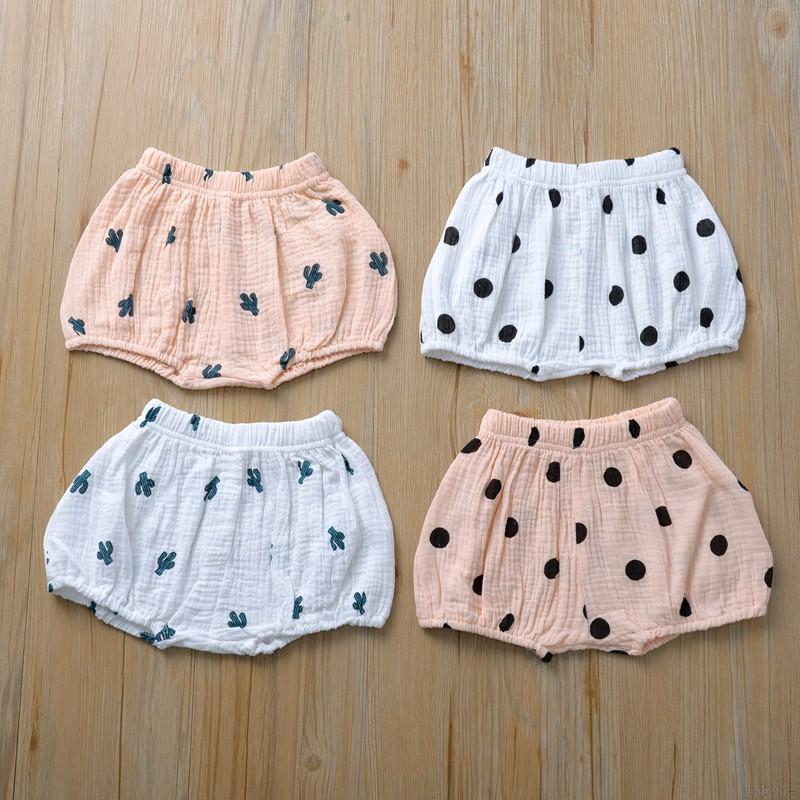 Quần short cotton thiết kế xinh xắn dành cho bé