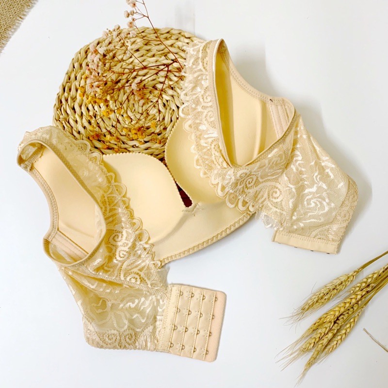 Áo lót nữ su đúc mút vừa nâng ngực bo viền chống trượt(34)