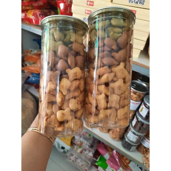 BÁNH GẤU NHÂN KEM MIX 3 VỊ LOẠI ĐẶC BIỆT HŨ 450GR