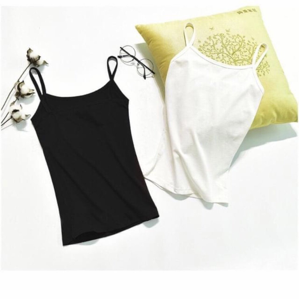 ÁO THUN NỮ COTTON 2 DÂY THỜI TRANG