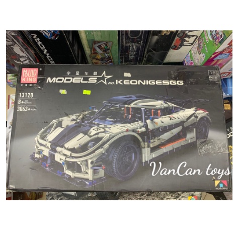Đồ chơi xếp hình Non Lego Mould King 13120 : Siêu xe koenigsegg co 3036pcs